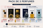 Pack de 3 Perfumes – Fragancias Surtidas para Hombre o Mujer