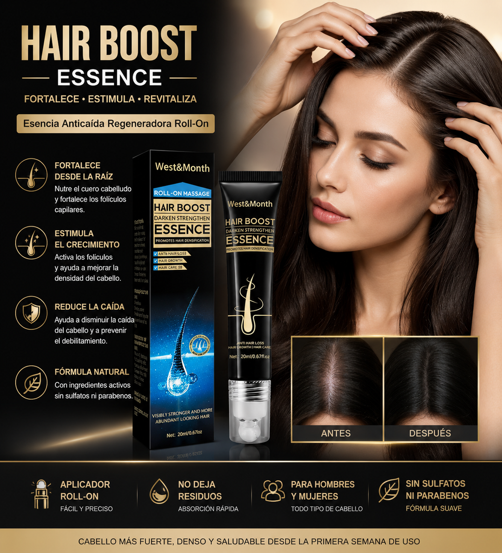 Esencia Anticaída Regeneradora Roll-On – Fortalece y Revitaliza el Cabello (20 ml)