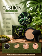 CC Cream Cushion “Mushroom” – Base ligera modulable con esponja aplicadora