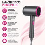 Secador de Cabello con Iones Negativos – Compacto, Potente y Práctico - 1200W