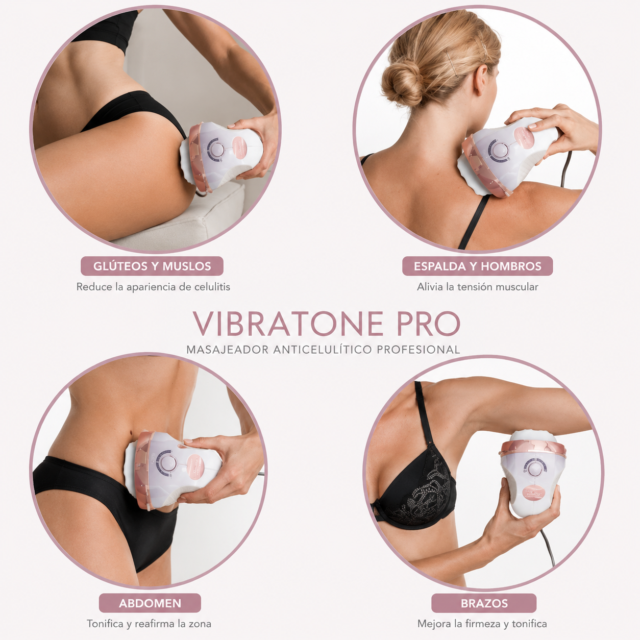 Masajeador Anticelulítico Profesional VIBRATONE PRO