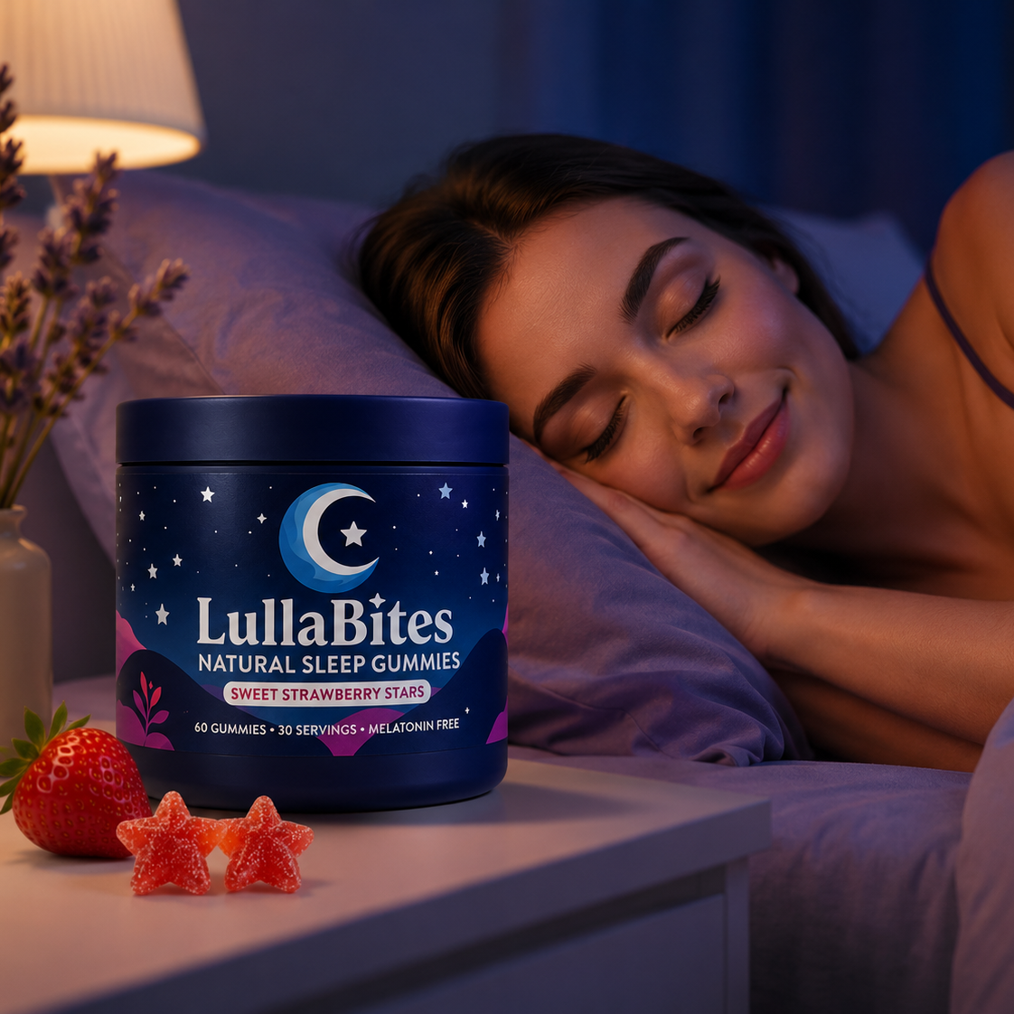 LullaBites™ – Gummies Naturales para tu Rutina Nocturna (60 unidades)