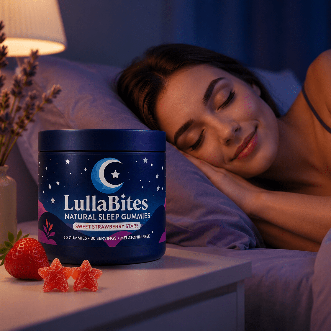 LullaBites™ – Gummies Naturales para tu Rutina Nocturna (60 unidades)