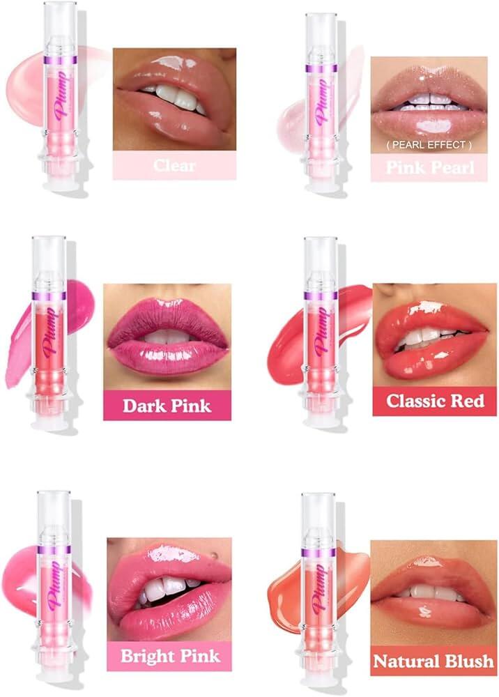 Voluminizador de Labios con Ácido Hialurónico – Brillo Hidratante y Efecto Volumen