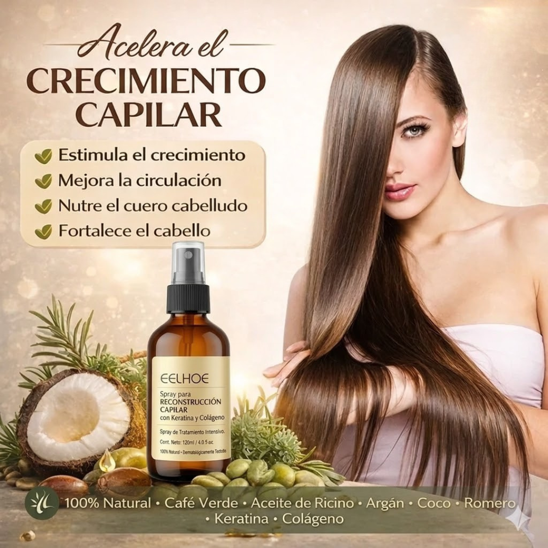 EELHOE Spray Capilar con Keratina y Colágeno 150ml
