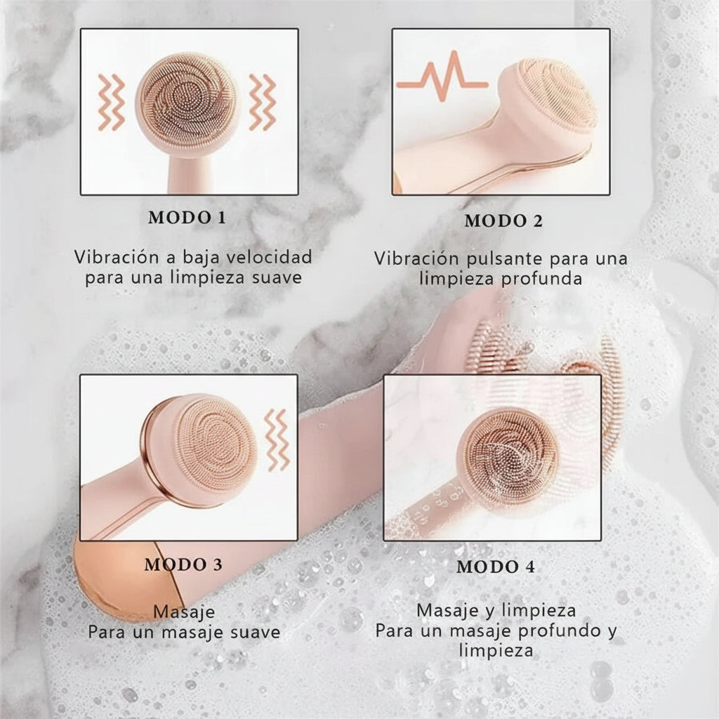Cepillo Facial Eléctrico Recargable