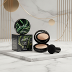 CC Cream Cushion “Mushroom” – Base ligera modulable con esponja aplicadora