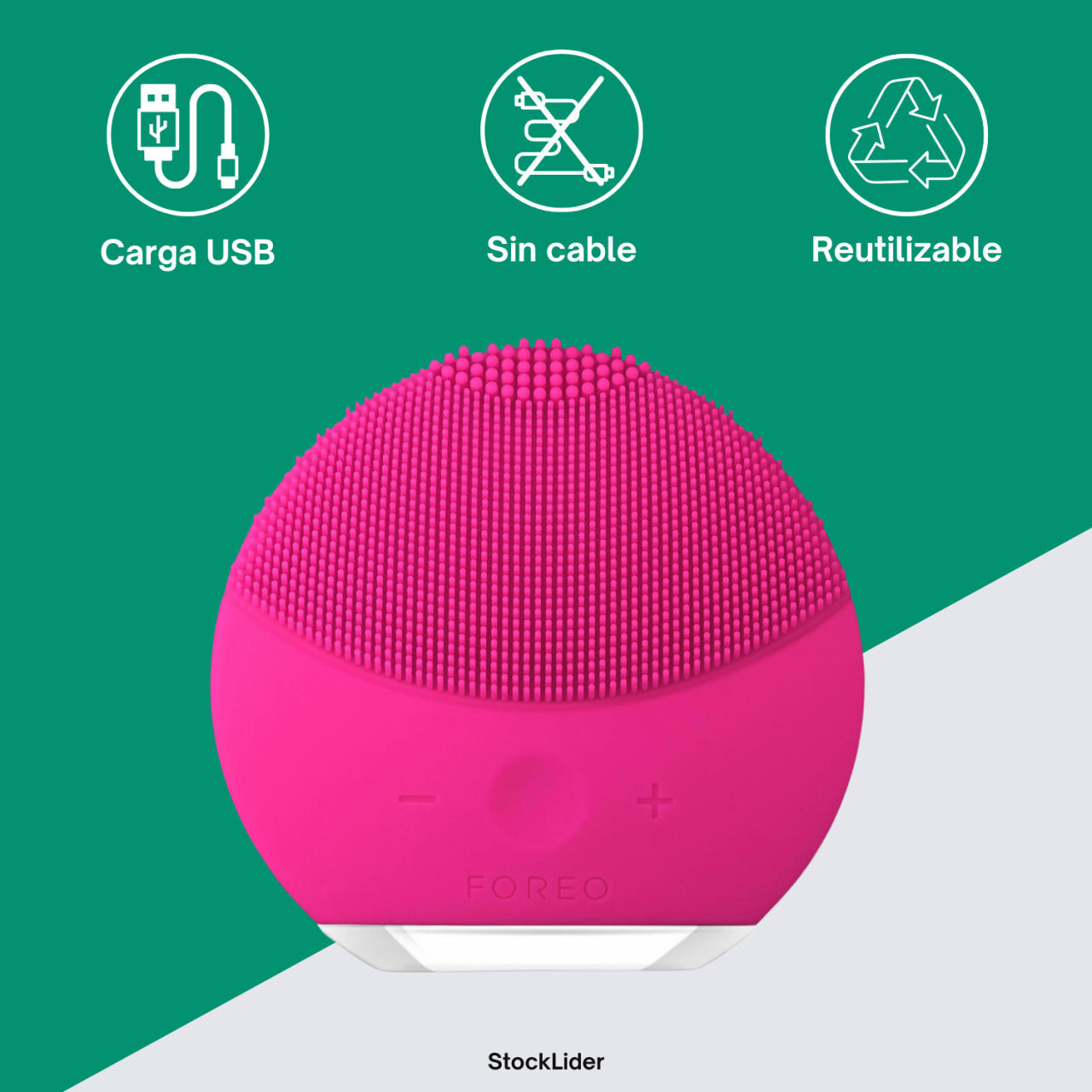 Limpiador Facial Eléctrico USB Recargable