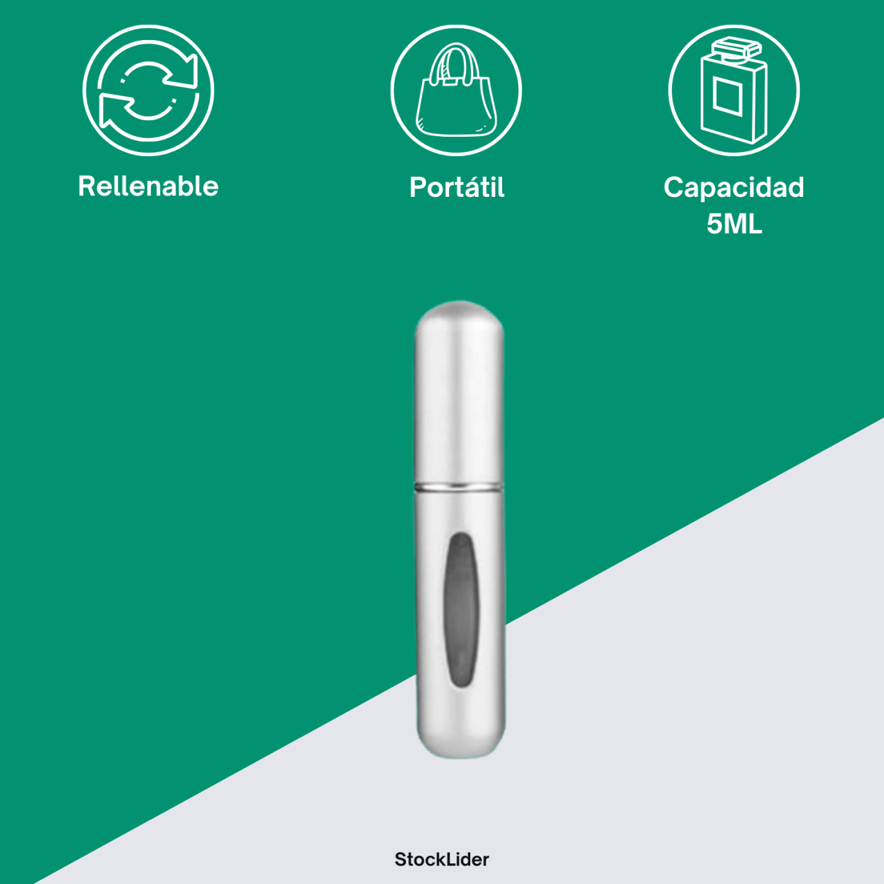 Mini Spray Recargable para Perfume – Portátil y Elegante (5 ml)