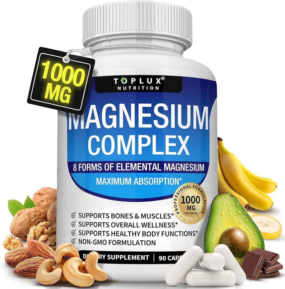 Toplux Magnesium Complex 8 – Suplemento de Magnesio 1000mg
